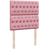Box spring krevet s madracem ružičasti 80 x 200 cm baršunasti | shoptok.hr