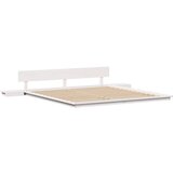  Krevetna konstrukcija Bijelo 200 x 200 cm boja drva | shoptok.hr
