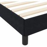  s opruga kutije s madracem Crna 120 x 190 cm tkanina | shoptok.hr