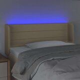  Posteljno vzglavje krem 103x16x78/88 cm blago, (20793863) | Shoptok.si