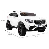  Licencirani auto na akumulator Mercedes GLC 63S - dvosjed - bijeli | shoptok.hr