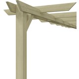  Vrtna pergola od impregnirane borovine 360 x 200 x 60 cm | shoptok.hr
