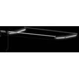 Ručna zlačivna tenda s LED diodama Antracit i bijelo 3 x 2,5 m | shoptok.hr