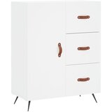  Visoka komoda bijela 69,5x34x180 cm konstruirano drvo | shoptok.hr