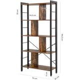 Rustikalna Polica za Knjige - Model LBC12BX | shoptok.hr