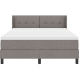 Box Postelja boxspring z vzmetnico z vzmetnico Taupe 140 x 190 cm, (5000128363) | Shoptok.si