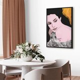  Slika - Sensual and Love (1 Part) Vertical 80x120 U crnom drvenom okviru | shoptok.hr