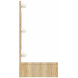 Ormarić s ogledalom LED boja hrasta sonome 90 x 31,5 x 62 cm | shoptok.hr
