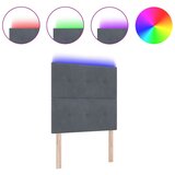  LED vzglavnik temno siva 100 cm žamet, (22052361) | Shoptok.si