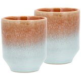 Villa Collection Narančaste šalice u setu 2 kom za espresso od kamenine 80 ml Styles – Cijene