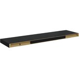  Plutajuće zidne police 2 kom sjajne crne 90 x 23,5 x 3,8 cm MDF | shoptok.hr