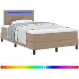  Krevet s opruga kutije s madracem Boja cappuccina 120 x 190 cm | shoptok.hr
