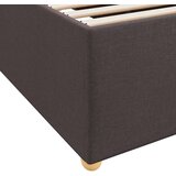  Konstrukcija postelje Temno rjava 120 x 200 cm blago | Shoptok.si