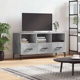 TV ormarić boja betona 102 x 36 x 50 cm od konstruiranog drva Cijene