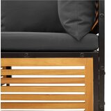  Kutna vrtna sofa s jastucima od masivnog drva bagrema | Eponuda.com