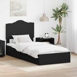  s od storage Podesivo Crna 90 x 190 cm Konstruirano drvo | shoptok.hr