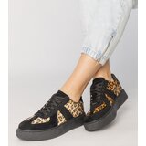 D/CEO Stanila perforated eco-suede brown loafers | Shoptok.si