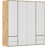 Rauch Möbel OMARA S KLASIČNIMI VRATI, bela, hrast artisan | Shoptok.si