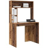 vidaXL Stol s policom Staro drvo 91 x 50 x 149 cm Konstruirano drvo | shoptok.hr