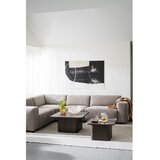 Rowico Tamno smeđi stolić za kavu u dekoru hrasta ø 80 cm Sullivan – | shoptok.hr