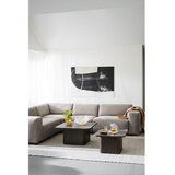 Rowico Temno rjava mizica v hrastovem dekorju ø 80 cm Sullivan – | Shoptok.si