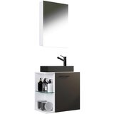 MID.YOU kopalnica za goste hausa, antracit, bela, 3-Delno | Shoptok.si