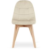 Brandless Stol BORA - bež žamet x 1, (22044499) | Shoptok.si