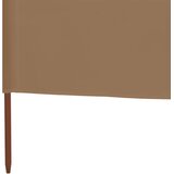  Vjetrobran sa 6 panela od tkanine 800 x 80 cm bež | shoptok.hr