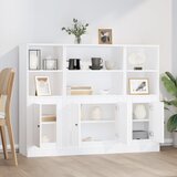  Visoke komode 3 kom bijele od konstruiranog drva | shoptok.hr