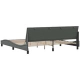 vidaXL okvir za krevet bez madraca tamnosivi 200x200 cm od tkanine | shoptok.hr
