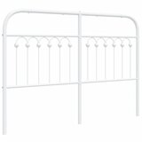 The Living Store kovinsko vzglavje belo 135 cm - vzglavje, (21418806) | Shoptok.si