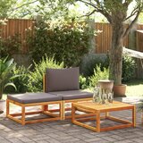 vidaXL 3-dijelna set vrtnih sofa s jastucima masivno bagremovo drvo | shoptok.hr