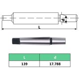vidaXL Stezna glava za svrdla MT3-B18 s rasponom stezanja 16 mm | shoptok.hr