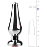 EasyToys - Anal Collection Kovinski analni čep No. 11, srebrn/roza | Shoptok.si