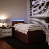Box spring krevet s madracem ružičasti 90x190 cm baršunasti | shoptok.hr