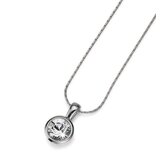 Oliver Weber ženski Simple Crystal Lančić sa swarovski belim kristalnim priveskom | ePonuda.com