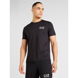 Ea7 Emporio Armani Funkcionalna majica črna / bela | Shoptok.si
