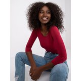 BASIC Feel Good Blouse-RV-BZ-4690.28-burgundy | shoptok.hr