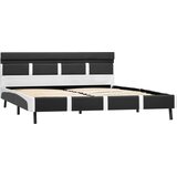  Okvir za krevet od umjetne kože s LED svjetlom sivi 140x200 cm | shoptok.hr