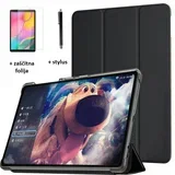 Ovitek / etui / zaščita Smart za Samsung Galaxy Tab A 10.1 (2019) - črni (+ zaščitna folija in pisalo)