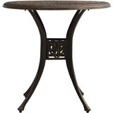 vidaXL Vrtni stol brončani 78 x 78 x 72 cm od lijevanog aluminija | shoptok.hr