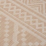 vidaXL zunanja preproga ploščato tkanje 200x280 cm rjave črte | Shoptok.si