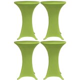  Rastezljivi stolnjak 4 kom 70 cm zeleni | shoptok.hr