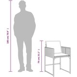  9-dijelni vrtni blagovaonski set s jastucima crni od poliratana | shoptok.hr