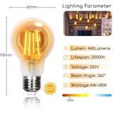 Aigostar led sijalica A60 E27/4W/230V 2200K | Eponuda.com
