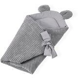 MeowBaby Siva korduroy dječja povojnica 35x65 cm - | shoptok.hr