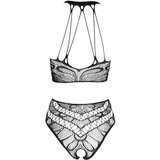 NO:XQSE - dvodijelna mrežasta haljina - crna (SL) | shoptok.hr