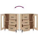  Komoda boja hrasta sonome 69 5x34x90 cm od konstruiranog drva | shoptok.hr
