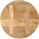Stolna ploča Ø 60 x 3,8 cm okrugla od masivnog drva manga | shoptok.hr