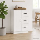 Kreveta s ladicama Bijela visokog sjaja 66 x 34,5 x 87 cm Cene